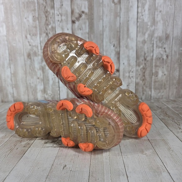 Nike‎ Air VaporMax 3 Flyknit Women's Running Shoes Crimson Light Blue Size 8 - Picture 7 of 8